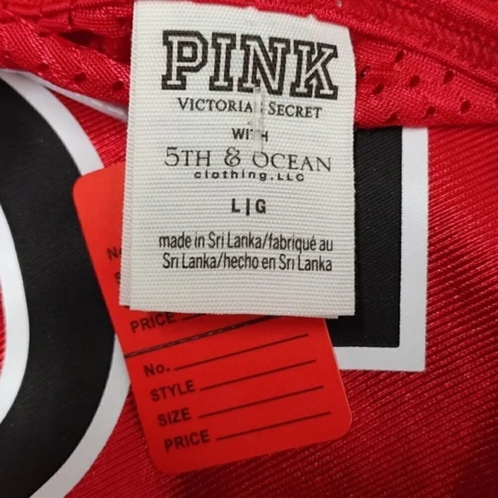 PINK Victoria's Secret Collegiate Illinois State Redbirds Jersey Red Siz… - Picture 9 of 9